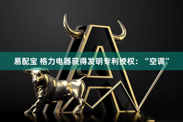 易配宝 格力电器获得发明专利授权：“空调”