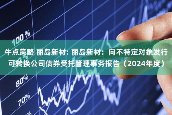 牛点策略 丽岛新材: 丽岛新材：向不特定对象发行可转换公司债券受托管理事务报告（2024年度）